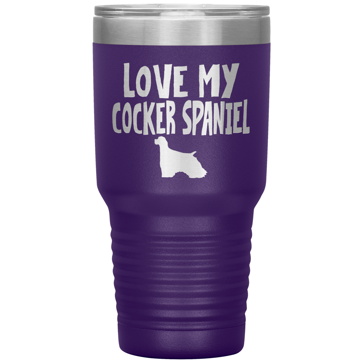 Love My Cocker Spaniel 30 Oz Vacuum Tumbler