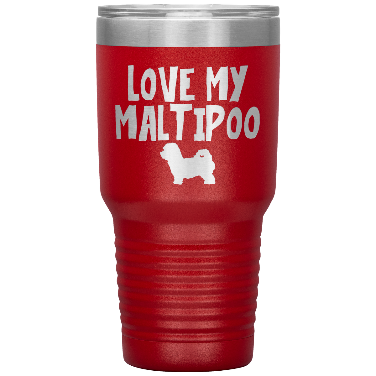 Love My Maltipoo 30 Oz Vacuum Tumbler