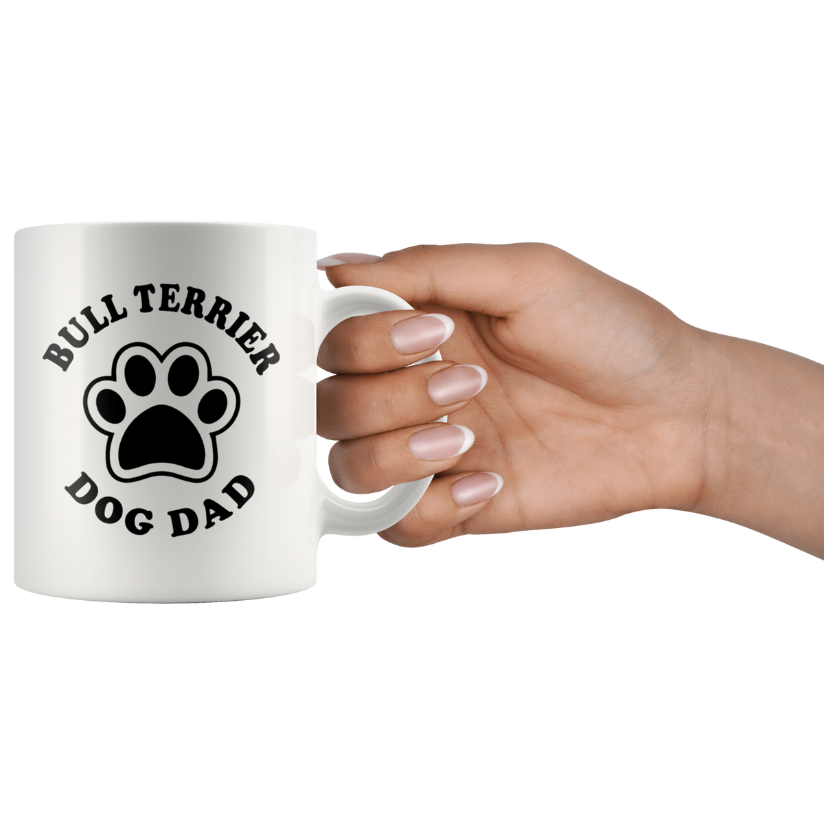 Bull Terrier Dog Dad Coffee / Tea Ceramic Mug - 11oz / 15oz