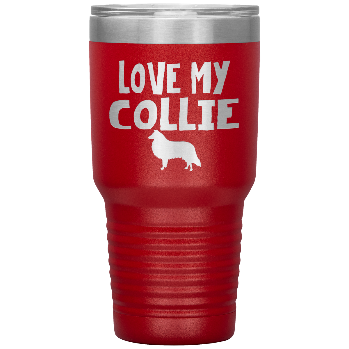 Love My Collie 30 Oz Vacuum Tumbler