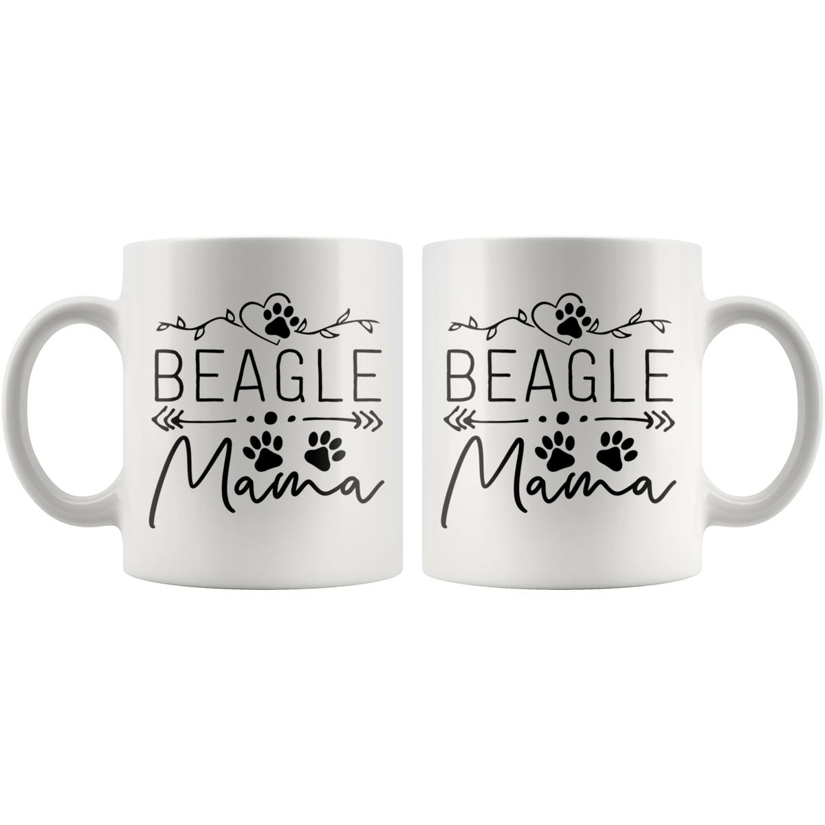 Beagle Dog Mama Coffee / Tea Ceramic Mug - 11oz / 15oz Drinkware