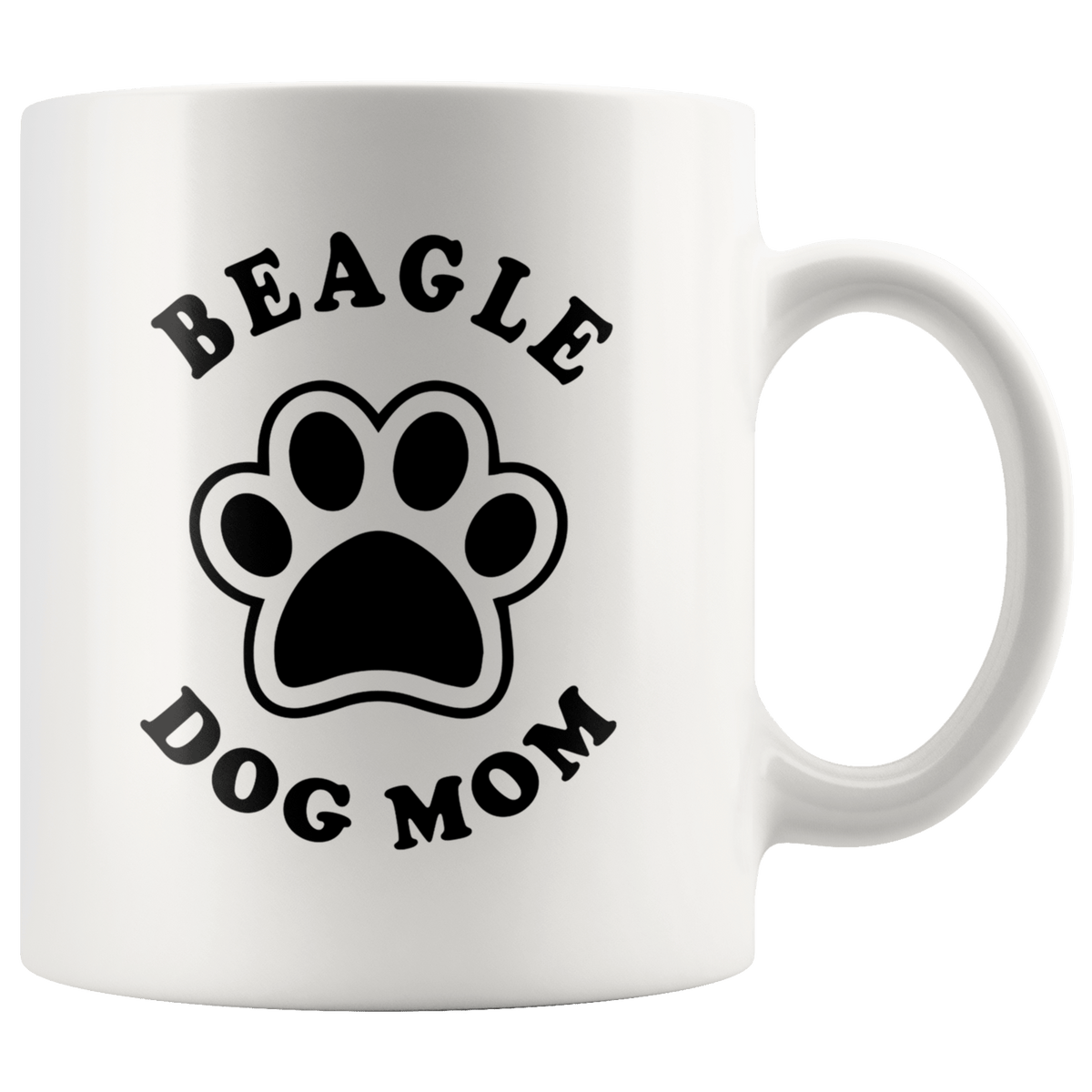 Beagle Dog Mom Coffee / Tea Ceramic Mug - 11oz / 15oz Drinkware 11oz Mug