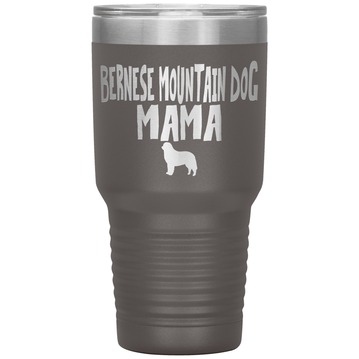 Bernese Mountain Dog Mama 30 Oz Vacuum Tumbler Tumblers Pewter