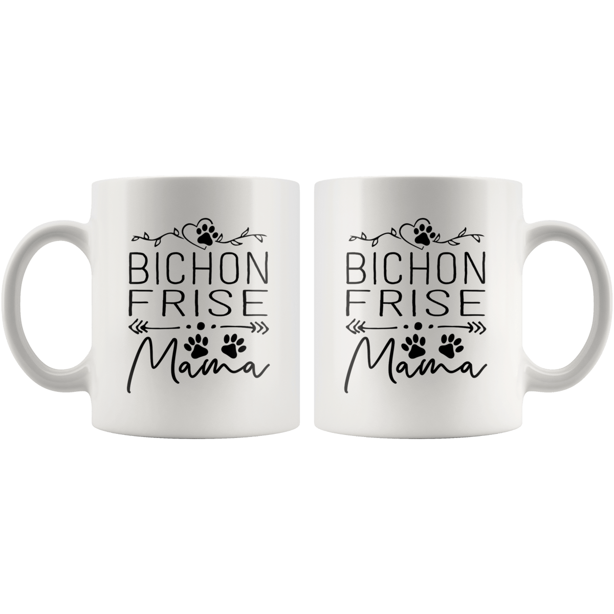 Bichon Frise Dog Mama Coffee / Tea Ceramic Mug - 11oz / 15oz Drinkware