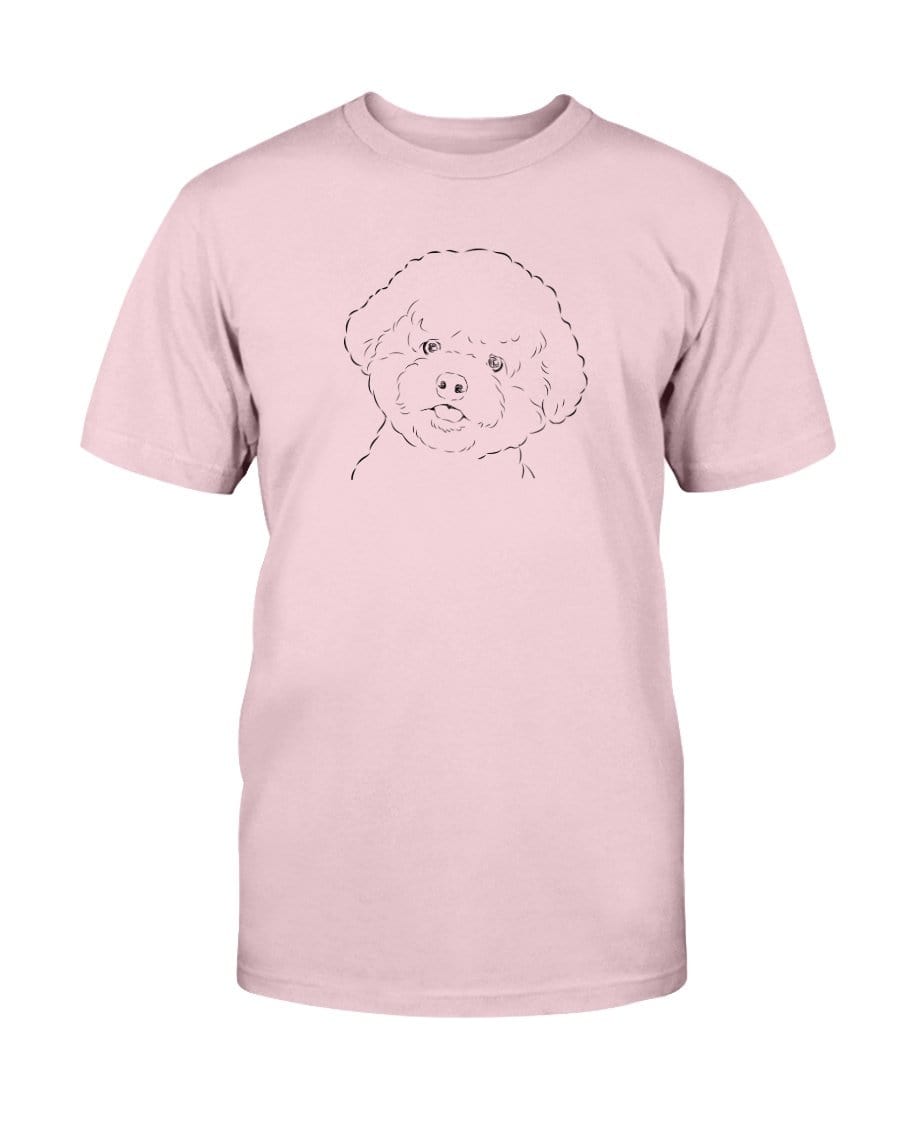 Bichon Frise Doodle Doggies Super Soft Unisex T-Shirt Shirts Pink / S