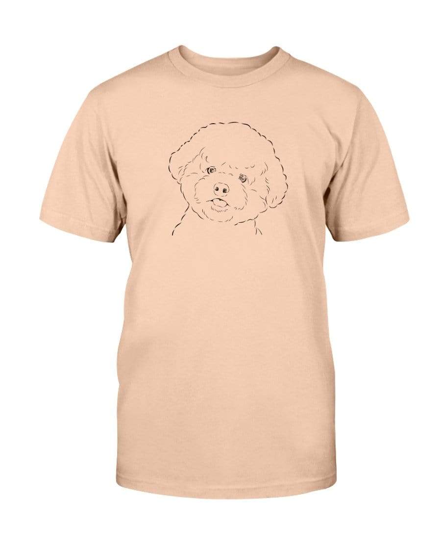 Bichon Frise Doodle Doggies Super Soft Unisex T-Shirt Shirts Sunset / S
