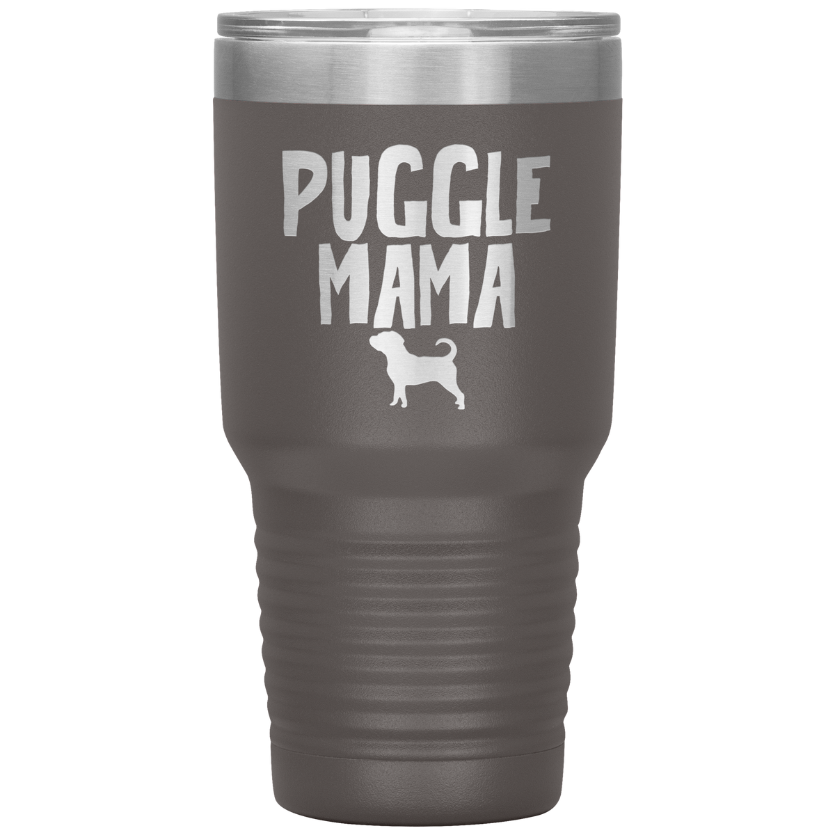 Puggle Mama 30 Oz Vacuum Tumbler