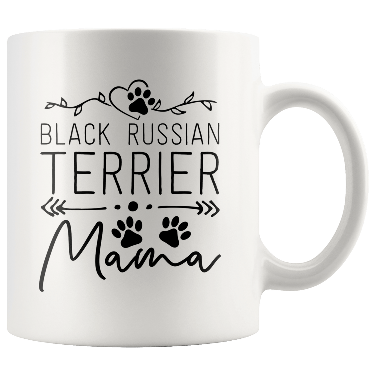 Black Russian Terrier Dog Mama Coffee / Tea Ceramic Mug - 11oz / 15oz Drinkware 11oz Mug