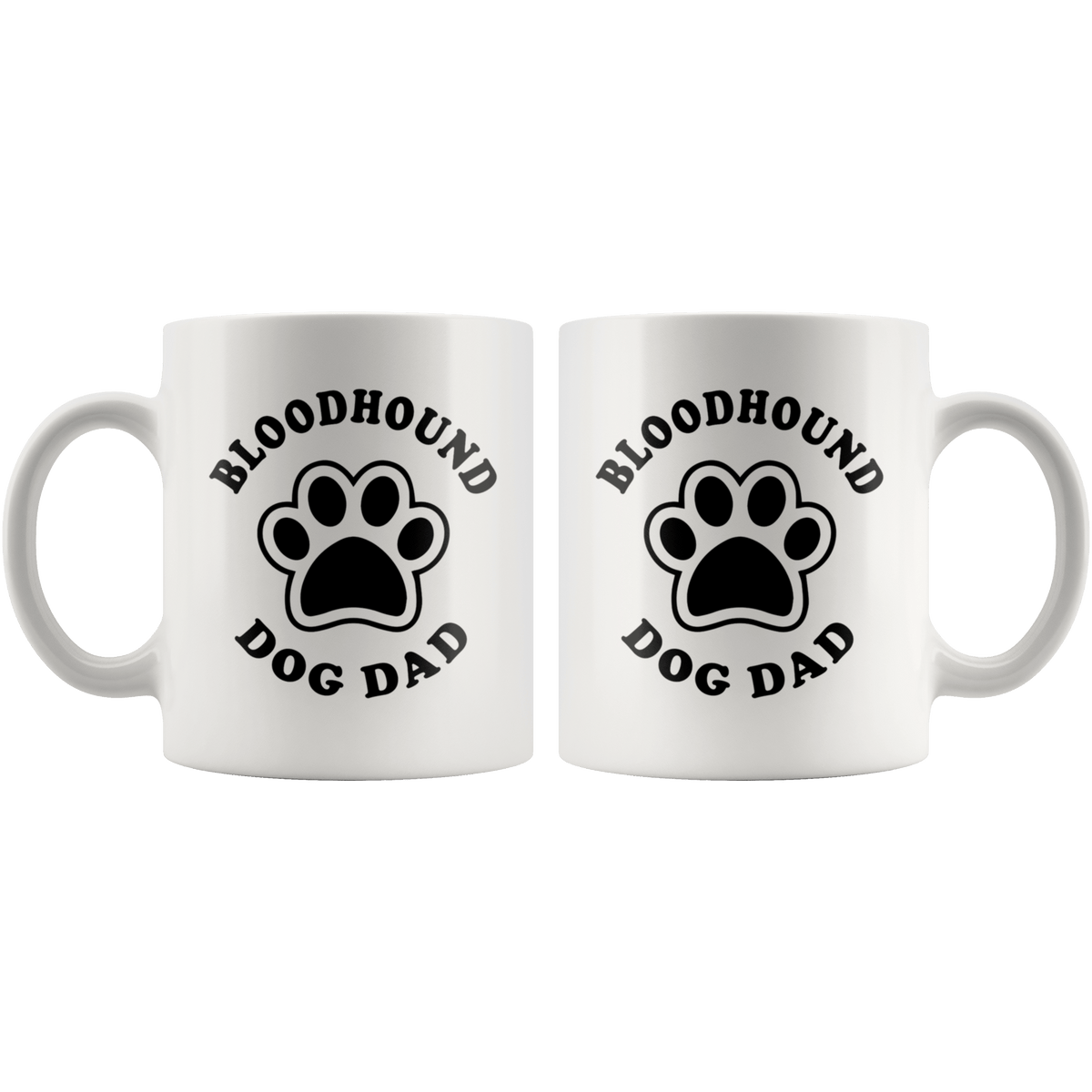 Bloodhound Dog Dad Coffee / Tea Ceramic Mug - 11oz / 15oz Drinkware
