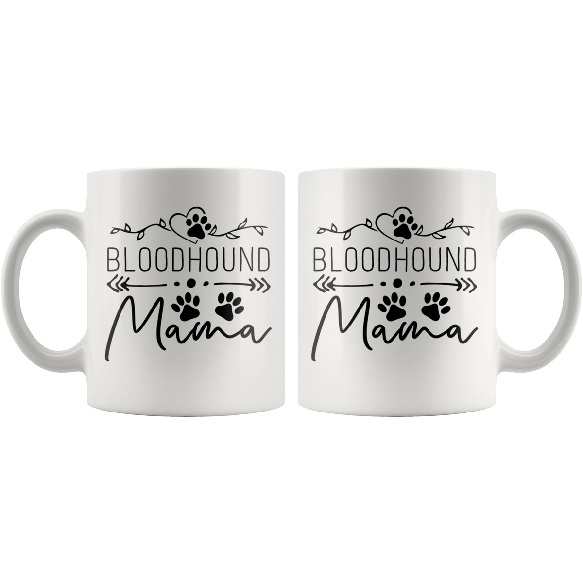 Bloodhound Dog Mama Coffee / Tea Ceramic Mug - 11oz / 15oz Drinkware