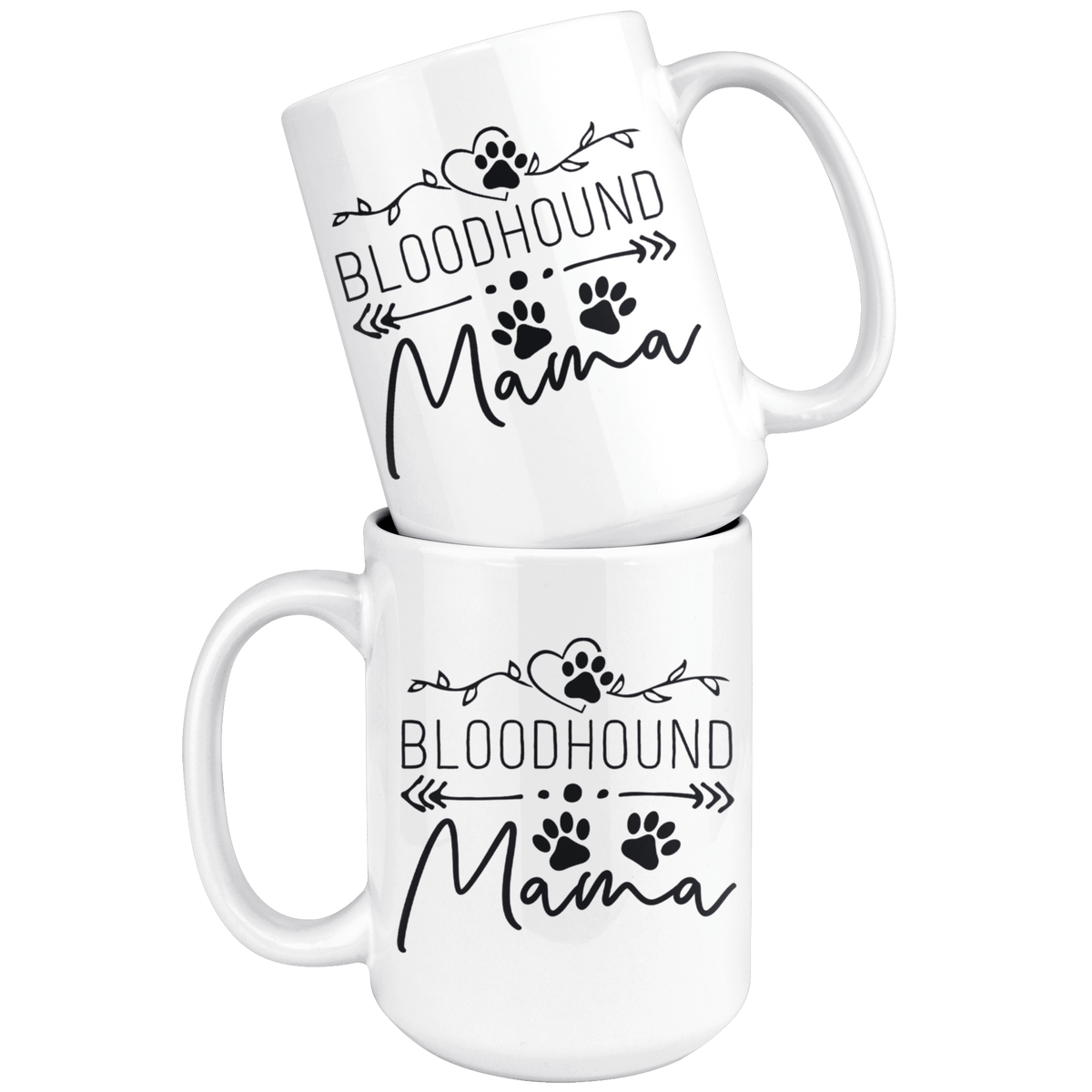 Bloodhound Dog Mama Coffee / Tea Ceramic Mug - 11oz / 15oz Drinkware
