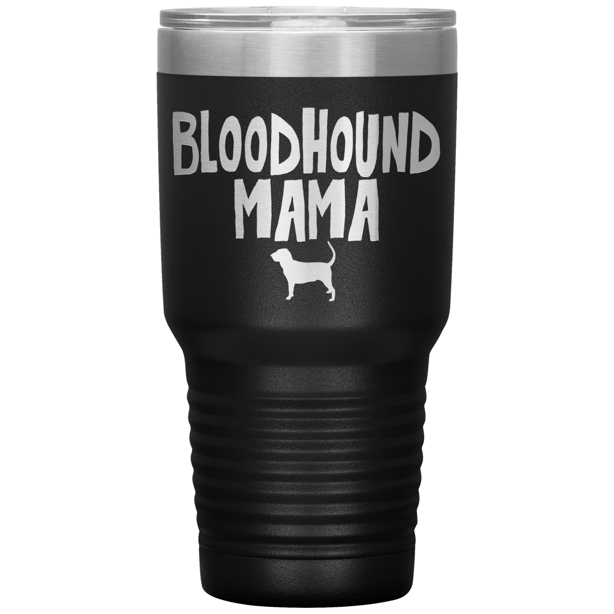 Bloodhound Mama 30 Oz Vacuum Tumbler Tumblers Black