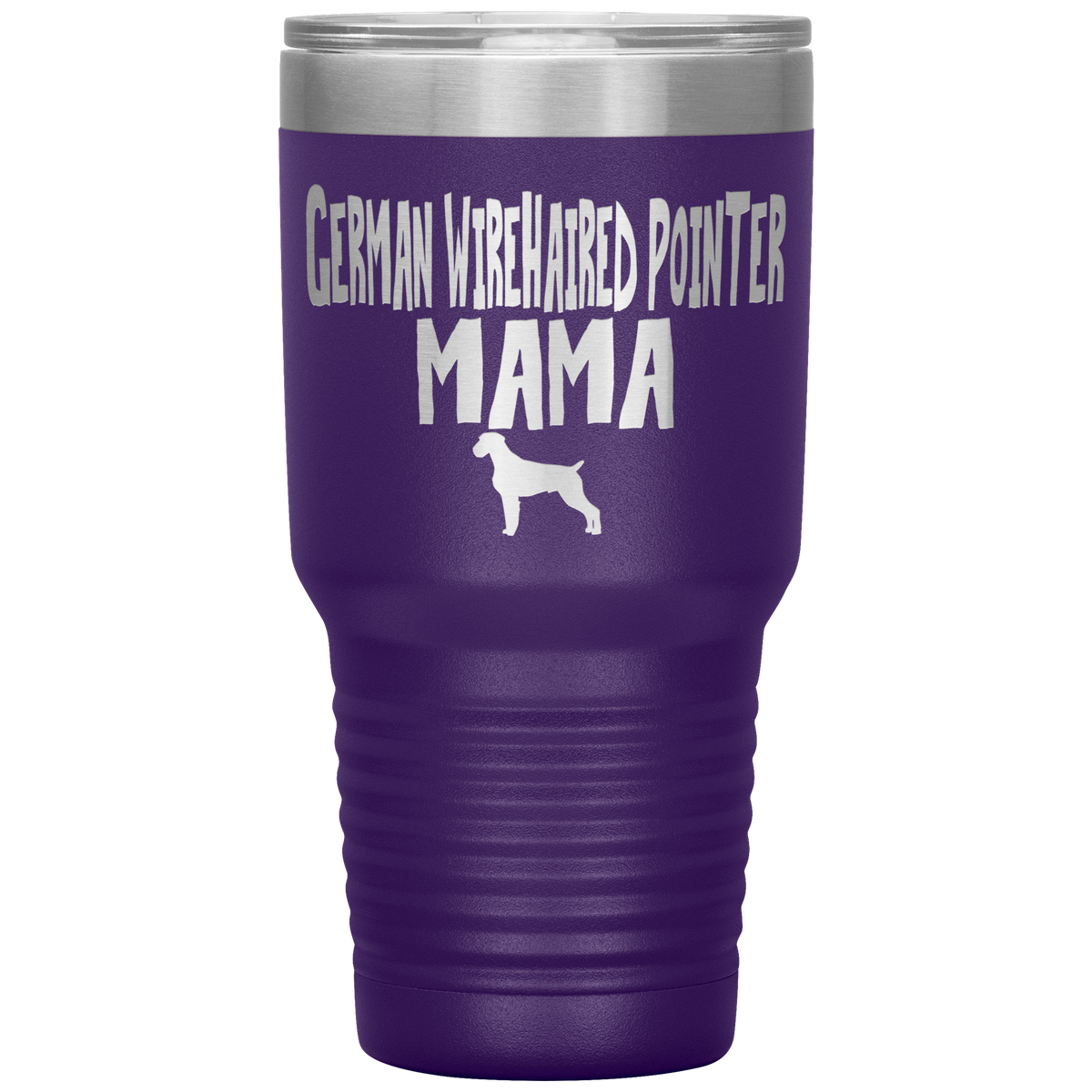 German Wirehaired Pointer Mama 30 Oz Vacuum Tumbler