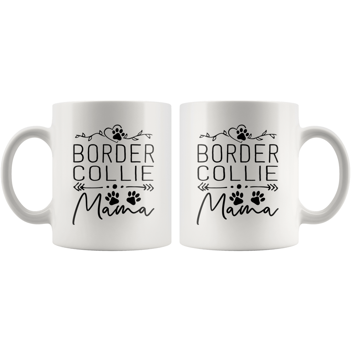 Border Collie Dog Mama Coffee / Tea Ceramic Mug - 11oz / 15oz Drinkware