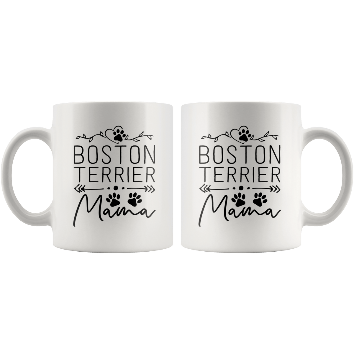 Boston Terrier Dog Mama Coffee / Tea Ceramic Mug - 11oz / 15oz Drinkware