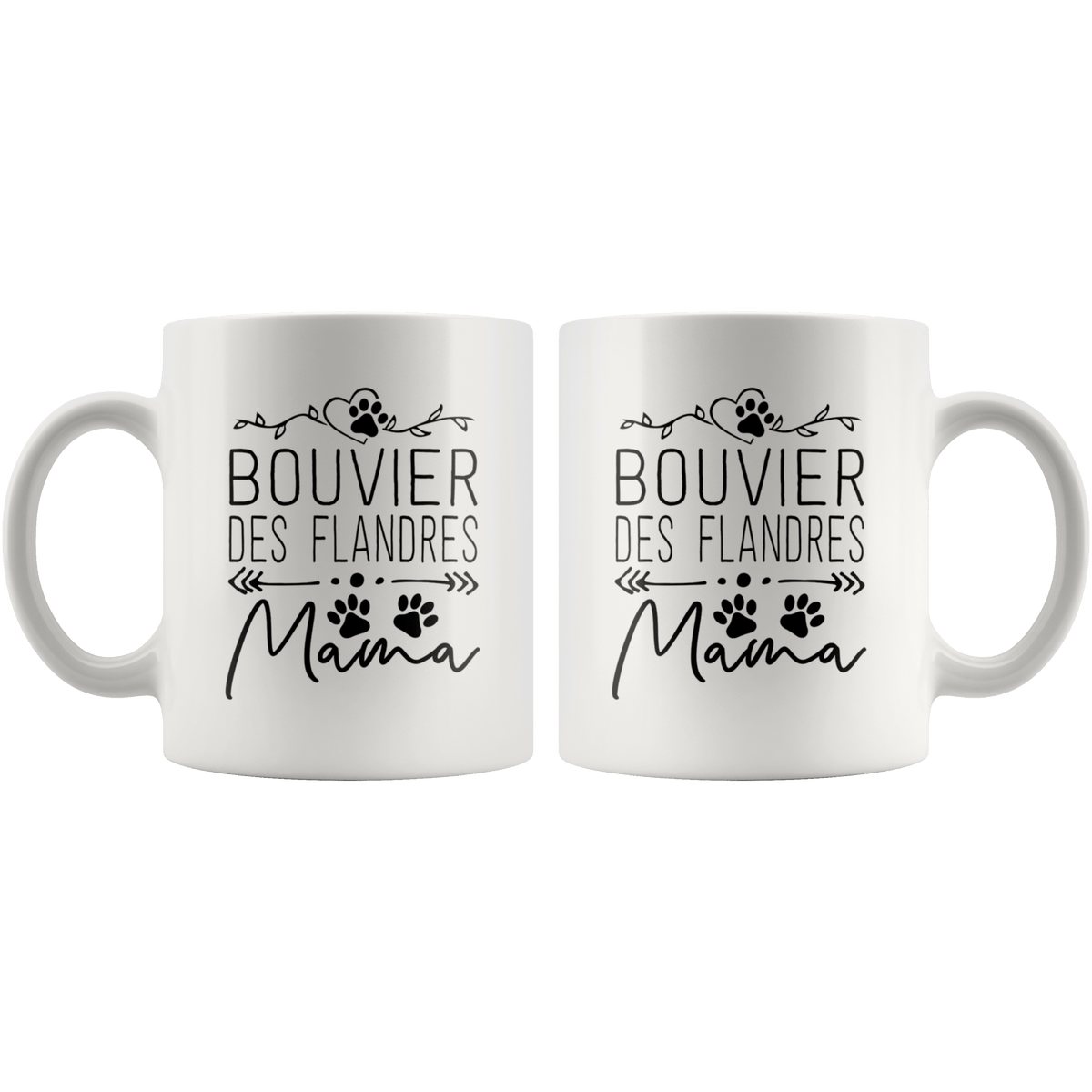 Bouvier des Flandres Dog Mama Coffee / Tea Ceramic Mug - 11oz / 15oz Drinkware