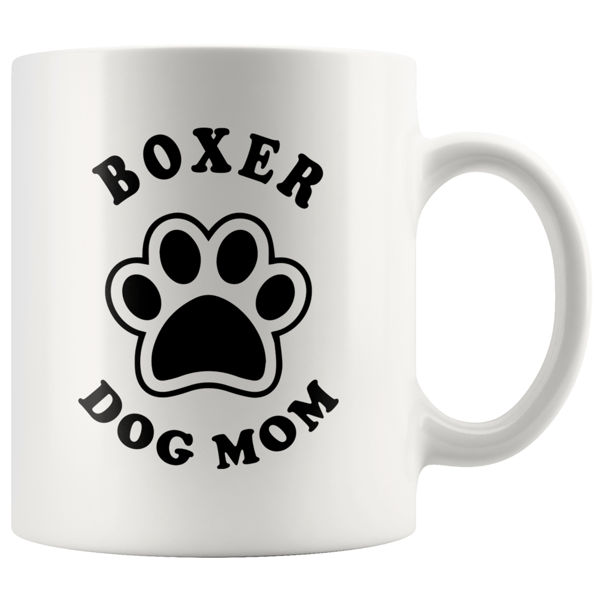 Boxer Dog Mom Coffee / Tea Ceramic Mug - 11oz / 15oz Drinkware 11oz Mug