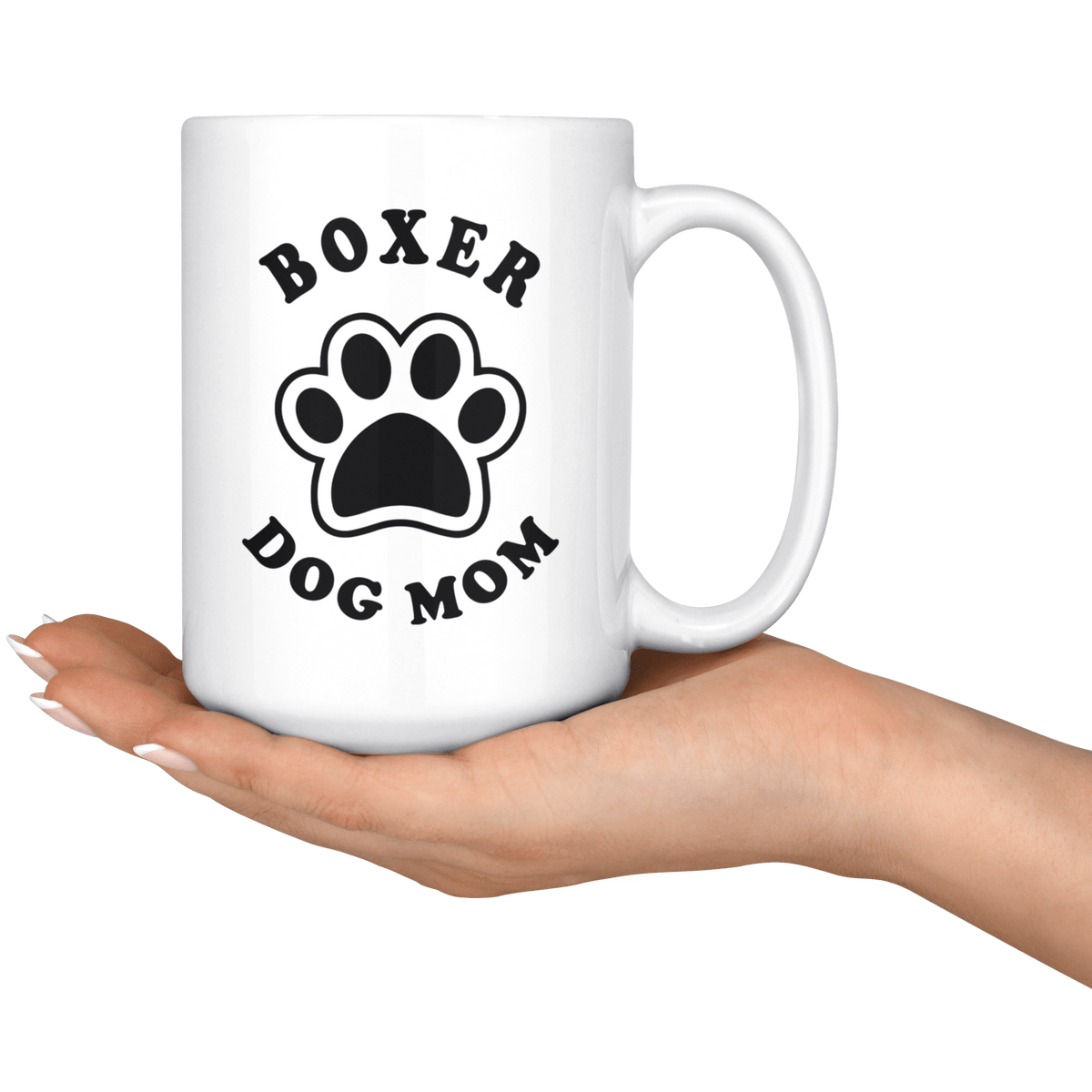 Boxer Dog Mom Coffee / Tea Ceramic Mug - 11oz / 15oz Drinkware
