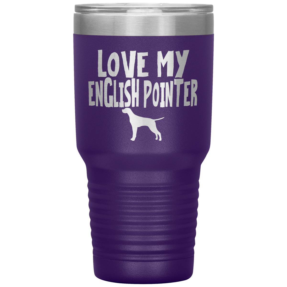 Love My English Pointer 30 Oz Vacuum Tumbler