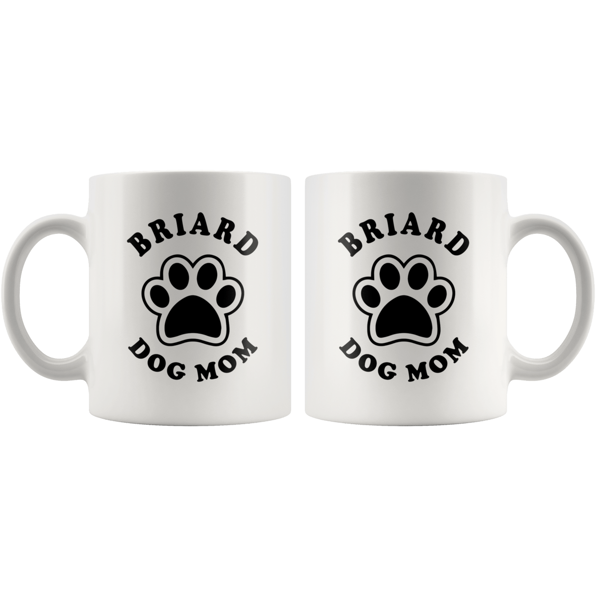 Briard Dog Mom Coffee / Tea Ceramic Mug - 11oz / 15oz Drinkware