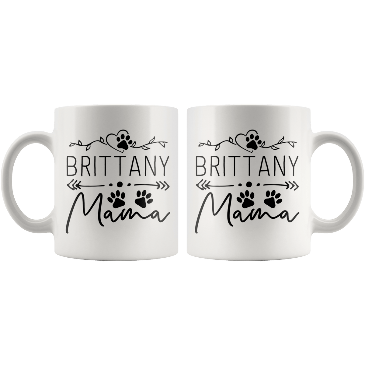 Brittany Dog Mama Coffee / Tea Ceramic Mug - 11oz / 15oz Drinkware