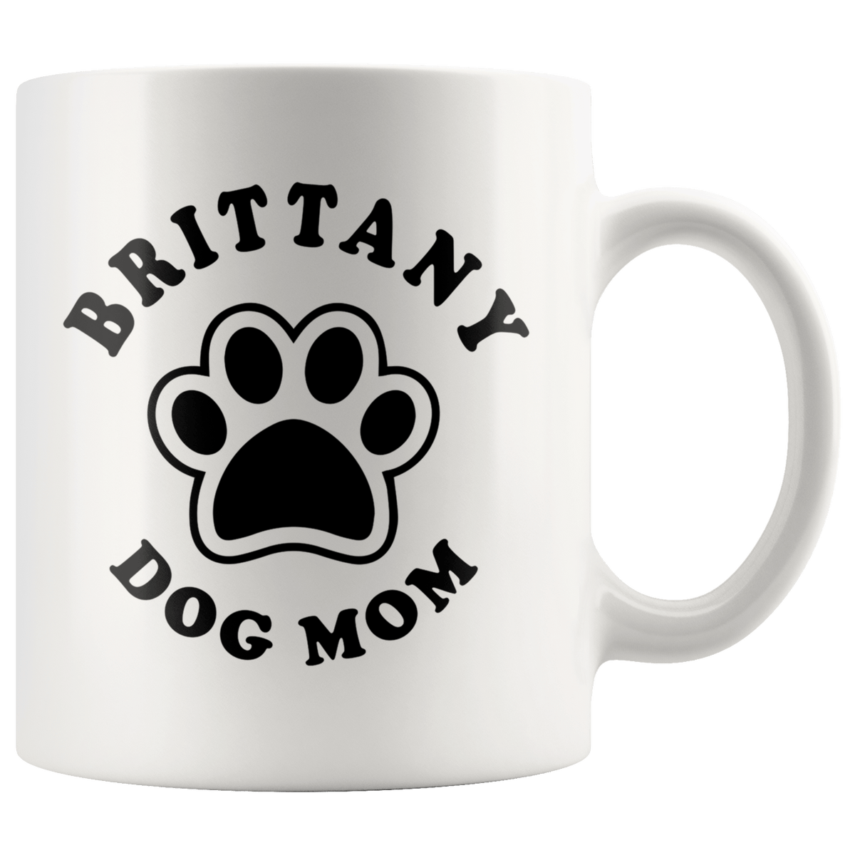 Brittany Dog Mom Coffee / Tea Ceramic Mug - 11oz / 15oz Drinkware 11oz Mug