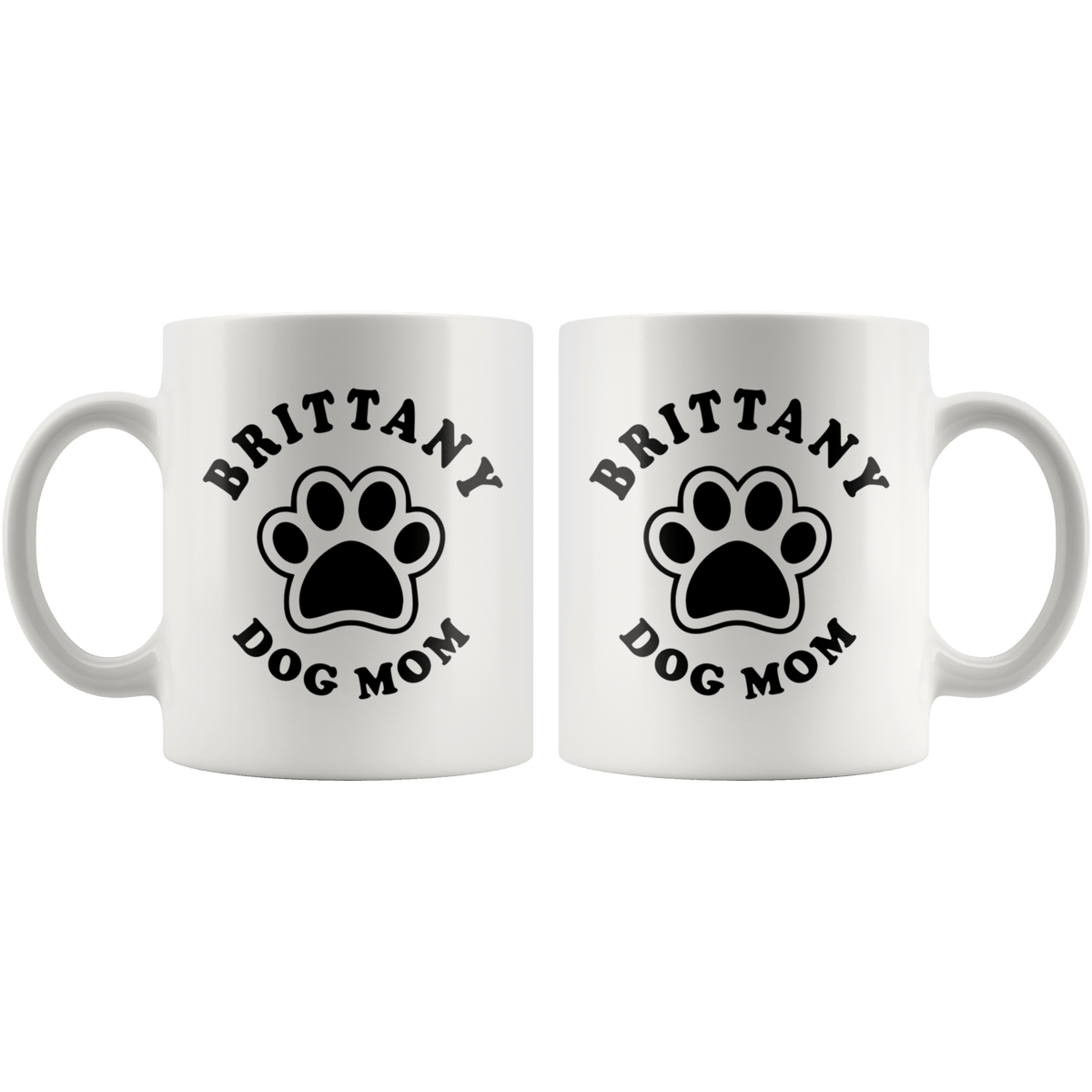 Brittany Dog Mom Coffee / Tea Ceramic Mug - 11oz / 15oz Drinkware