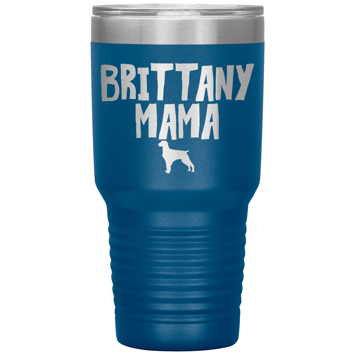 Brittany Mama 30 Oz Vacuum Tumbler Tumblers Blue