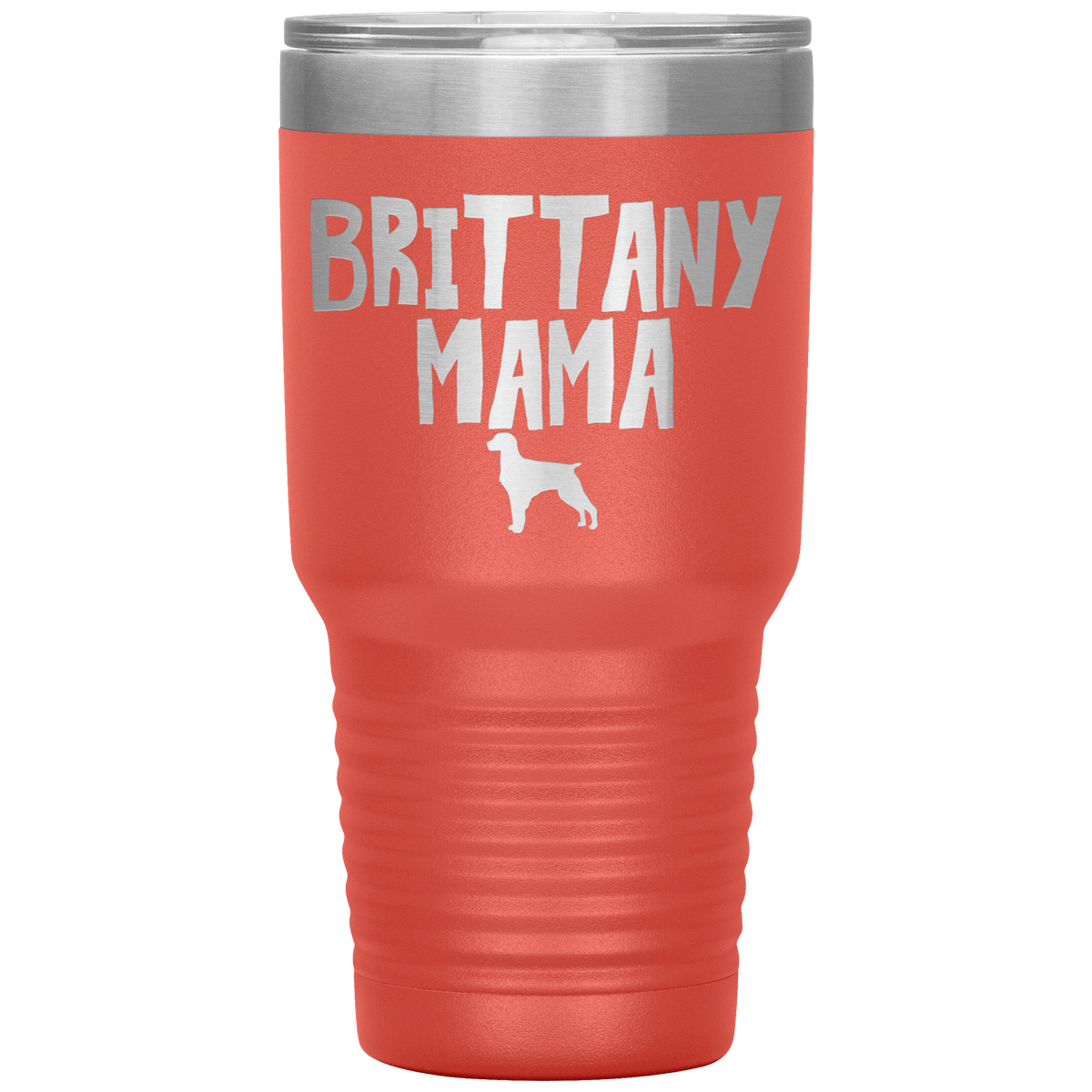Brittany Mama 30 Oz Vacuum Tumbler Tumblers Coral