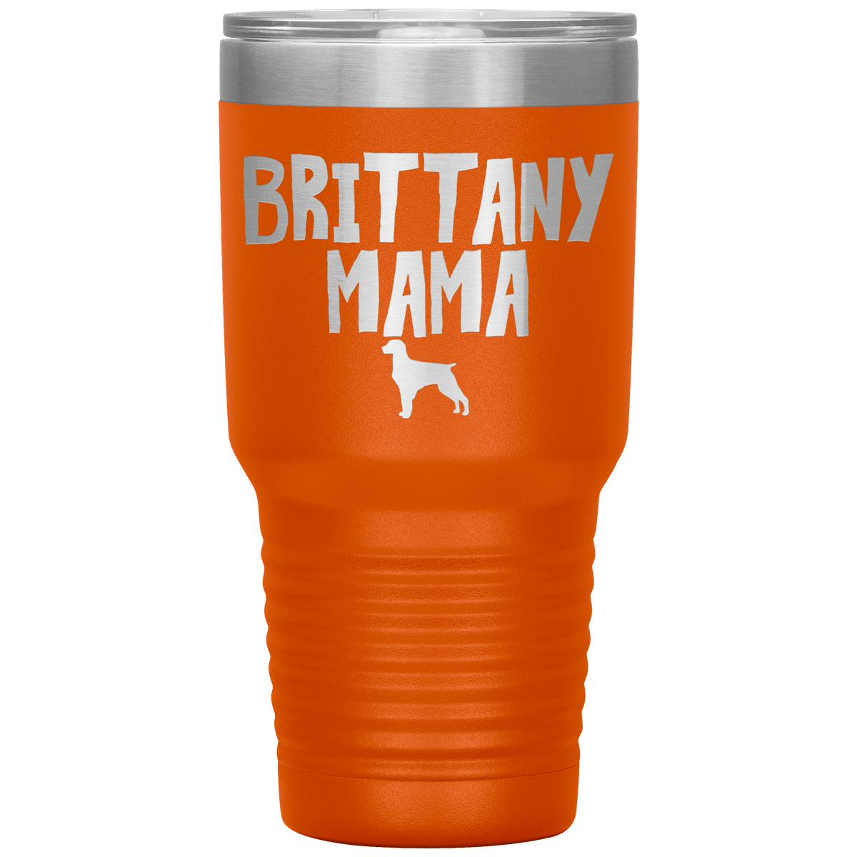 Brittany Mama 30 Oz Vacuum Tumbler Tumblers Orange
