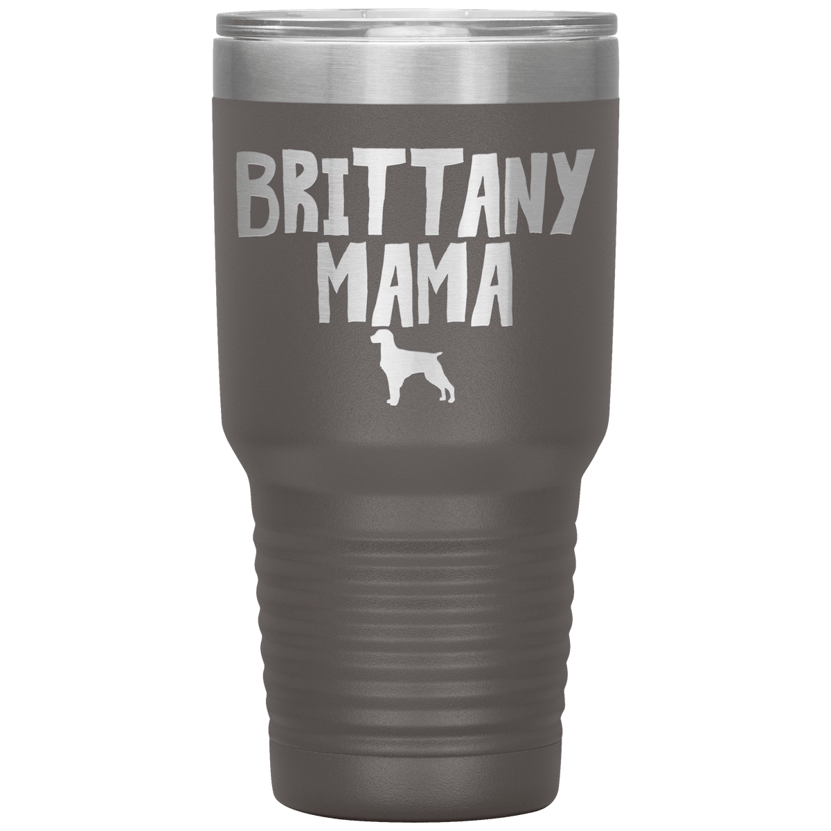 Brittany Mama 30 Oz Vacuum Tumbler Tumblers Pewter