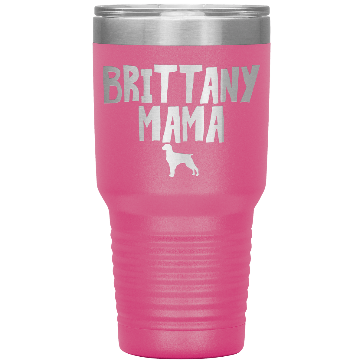 Brittany Mama 30 Oz Vacuum Tumbler Tumblers Pink
