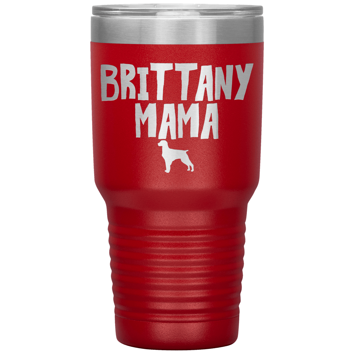 Brittany Mama 30 Oz Vacuum Tumbler Tumblers Red