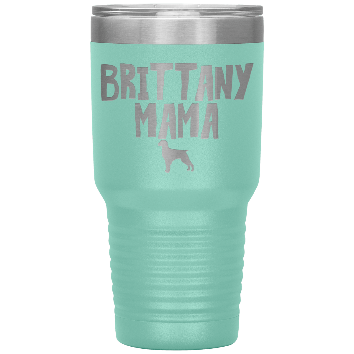 Brittany Mama 30 Oz Vacuum Tumbler Tumblers Teal