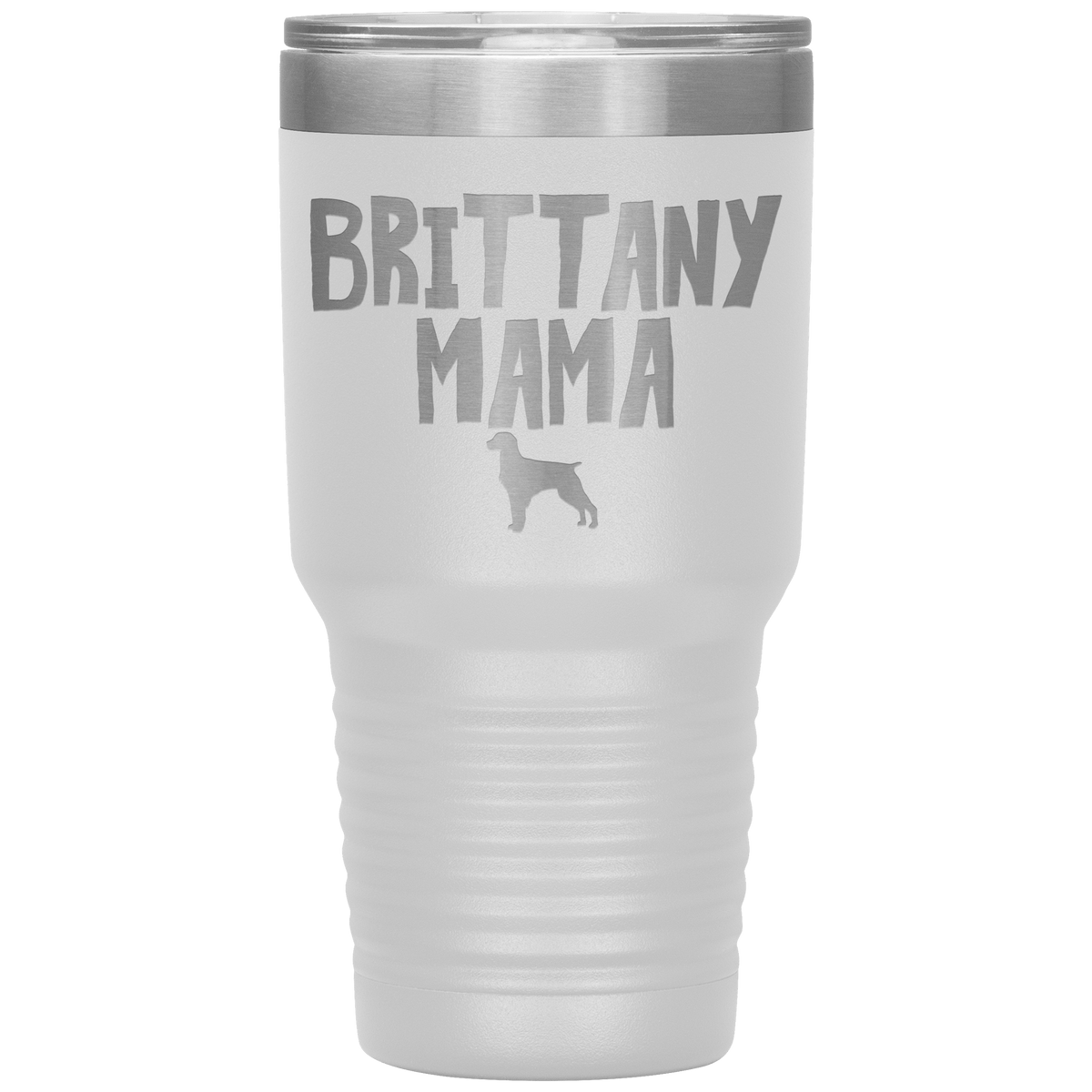 Brittany Mama 30 Oz Vacuum Tumbler Tumblers White