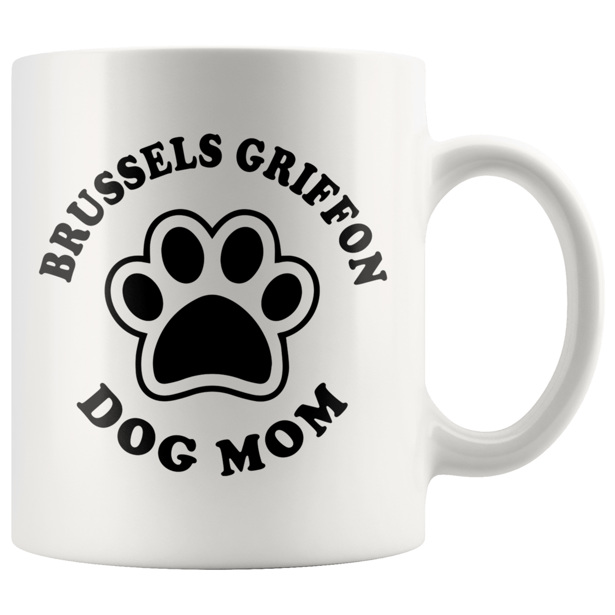 Brussels Griffon Dog Mom Coffee / Tea Ceramic Mug - 11oz / 15oz Drinkware 11oz Mug
