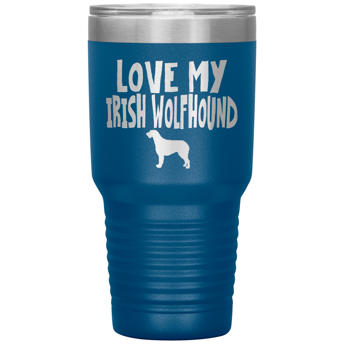 Love My Irish Wolfhound 30 Oz Vacuum Tumbler