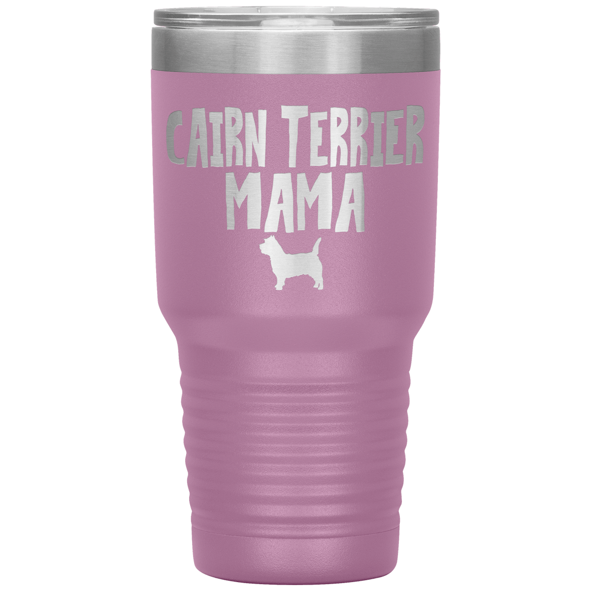 Cairn Terrier Mama 30 Oz Vacuum Tumbler Tumblers Light Purple
