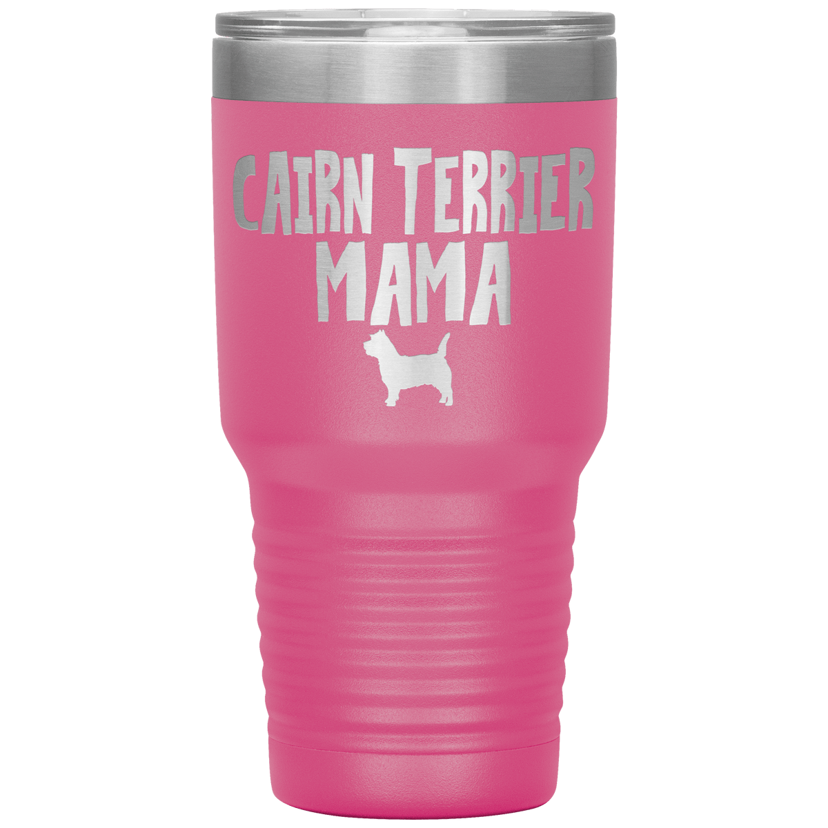 Cairn Terrier Mama 30 Oz Vacuum Tumbler Tumblers Pink