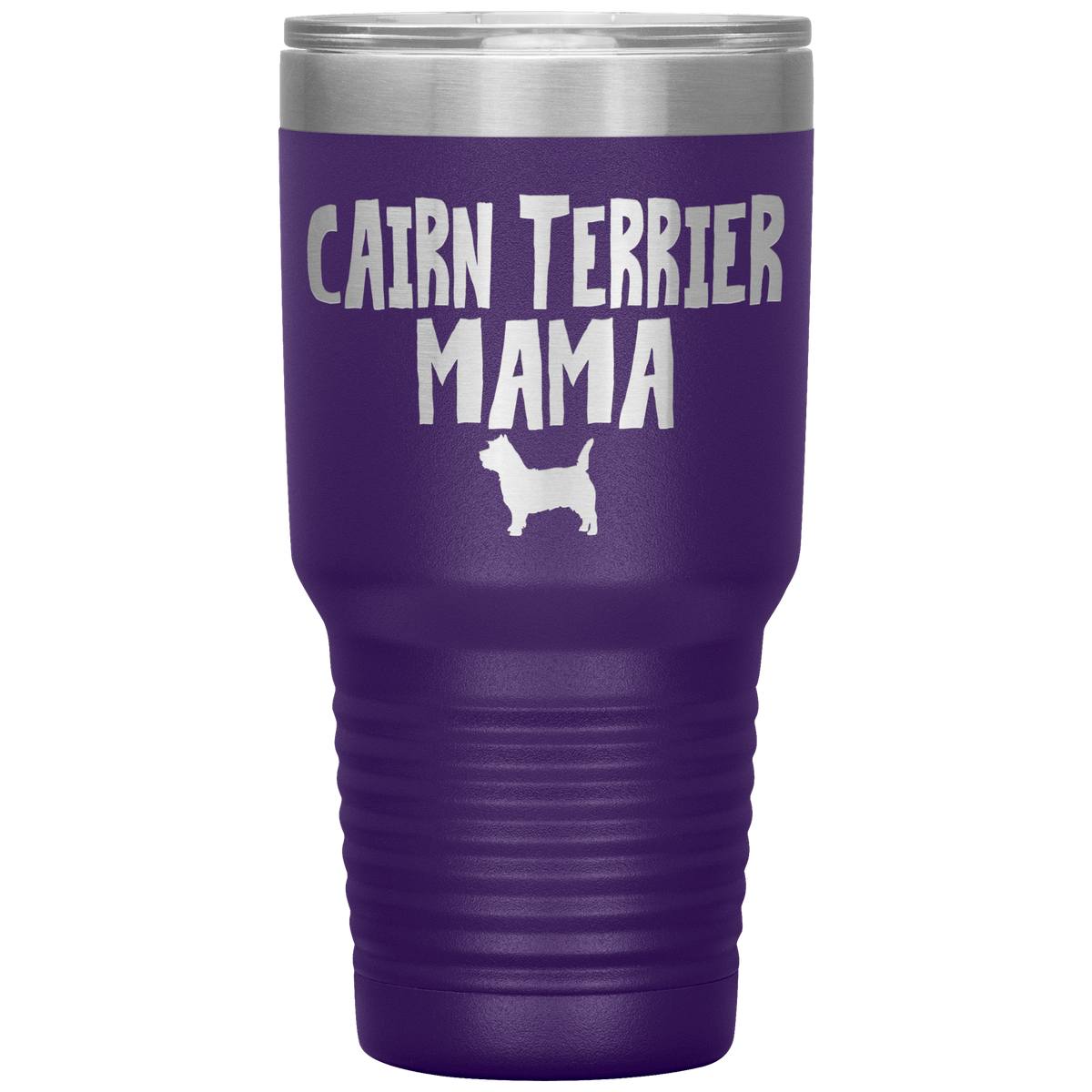 Cairn Terrier Mama 30 Oz Vacuum Tumbler Tumblers Purple