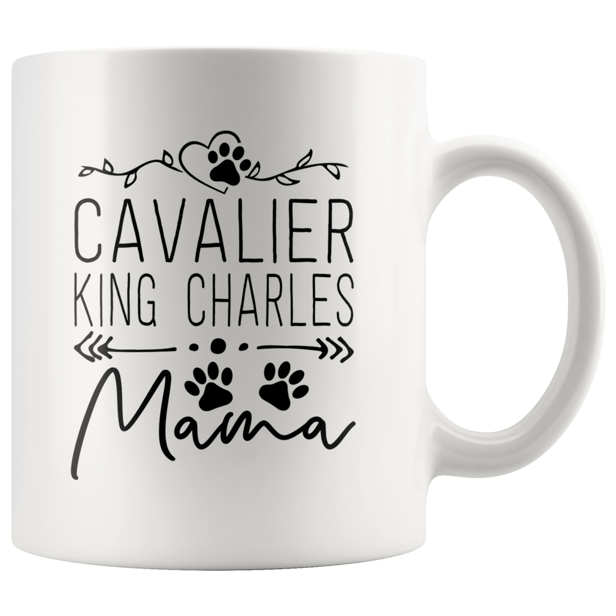 Cavalier King Charles Dog Mama Coffee / Tea Ceramic Mug - 11oz / 15oz Drinkware 11oz Mug