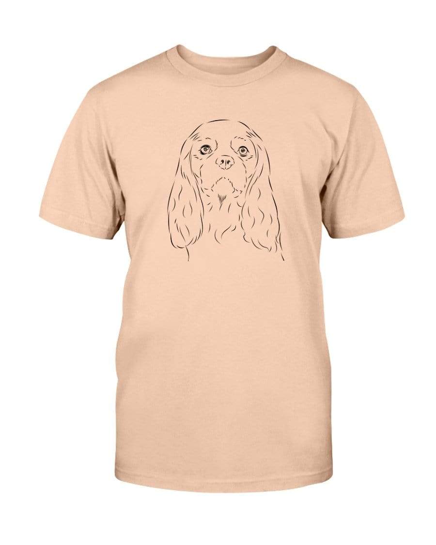 Cavalier King Charles Doodle Doggies Super Soft Unisex T-Shirt Shirts Sunset / S