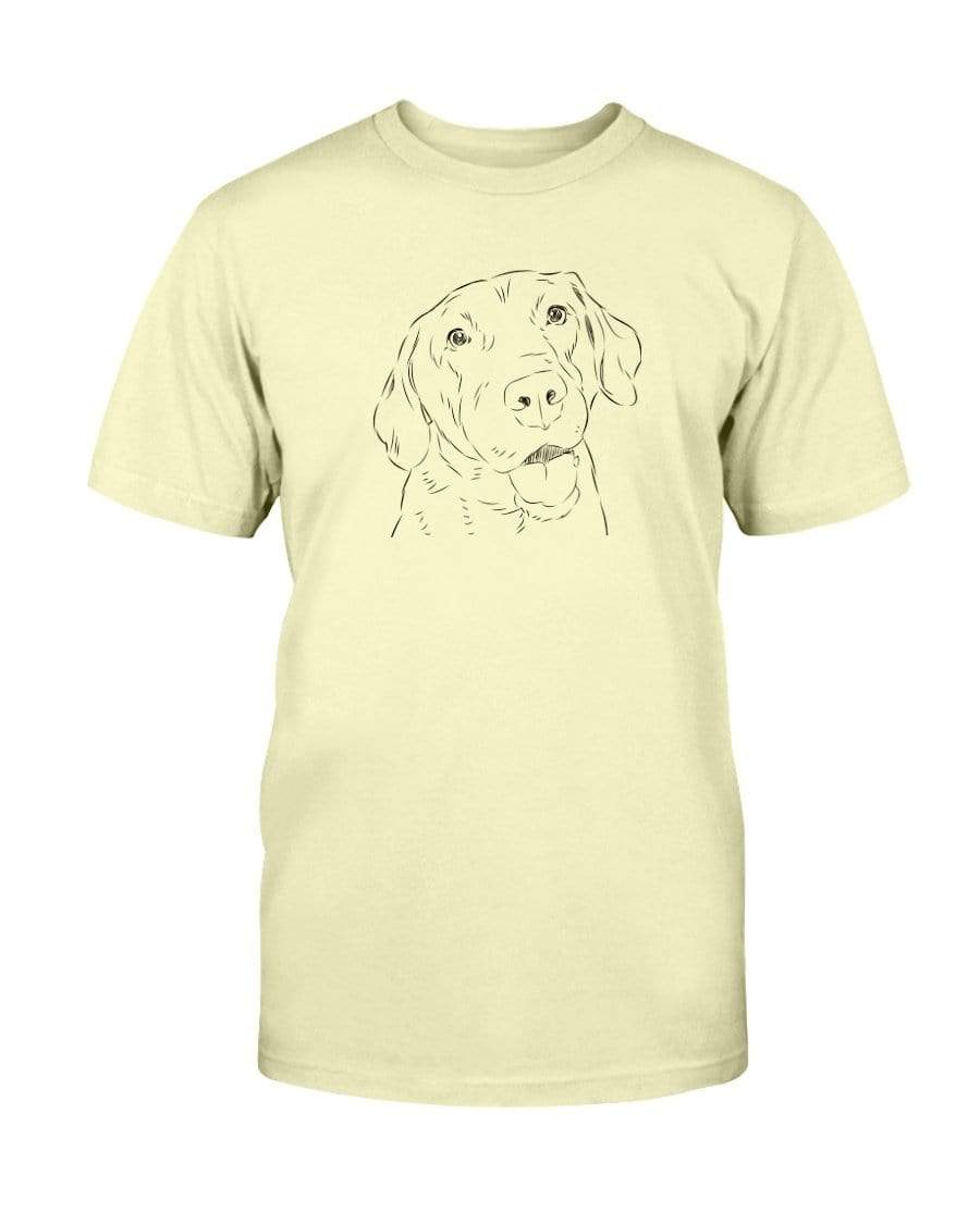 Chesapeake Bay Retriever Doodle Doggies Super Soft Unisex T-Shirt Shirts Yellow / S