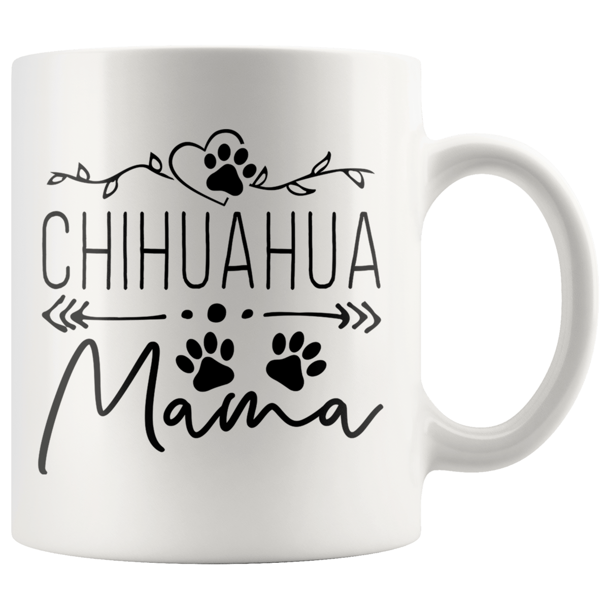 Chihuahua Dog Mama Coffee / Tea Ceramic Mug - 11oz / 15oz Drinkware 11oz Mug