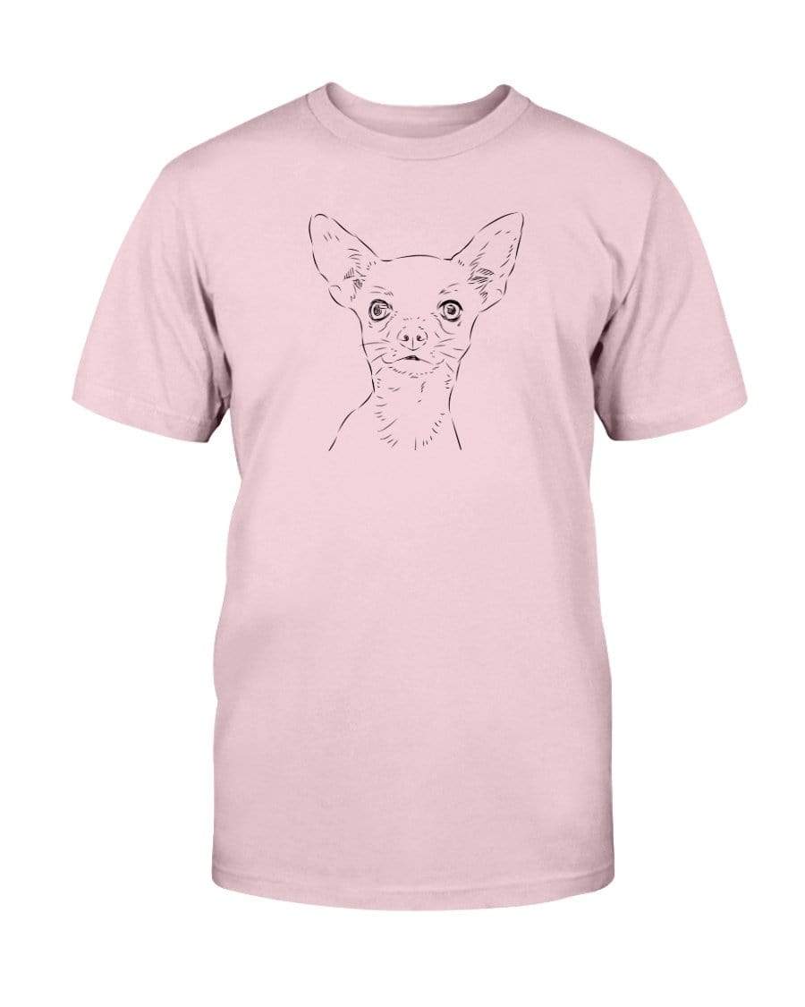 Chihuahua Doodle Doggies Super Soft Unisex T-Shirt Shirts Pink / S