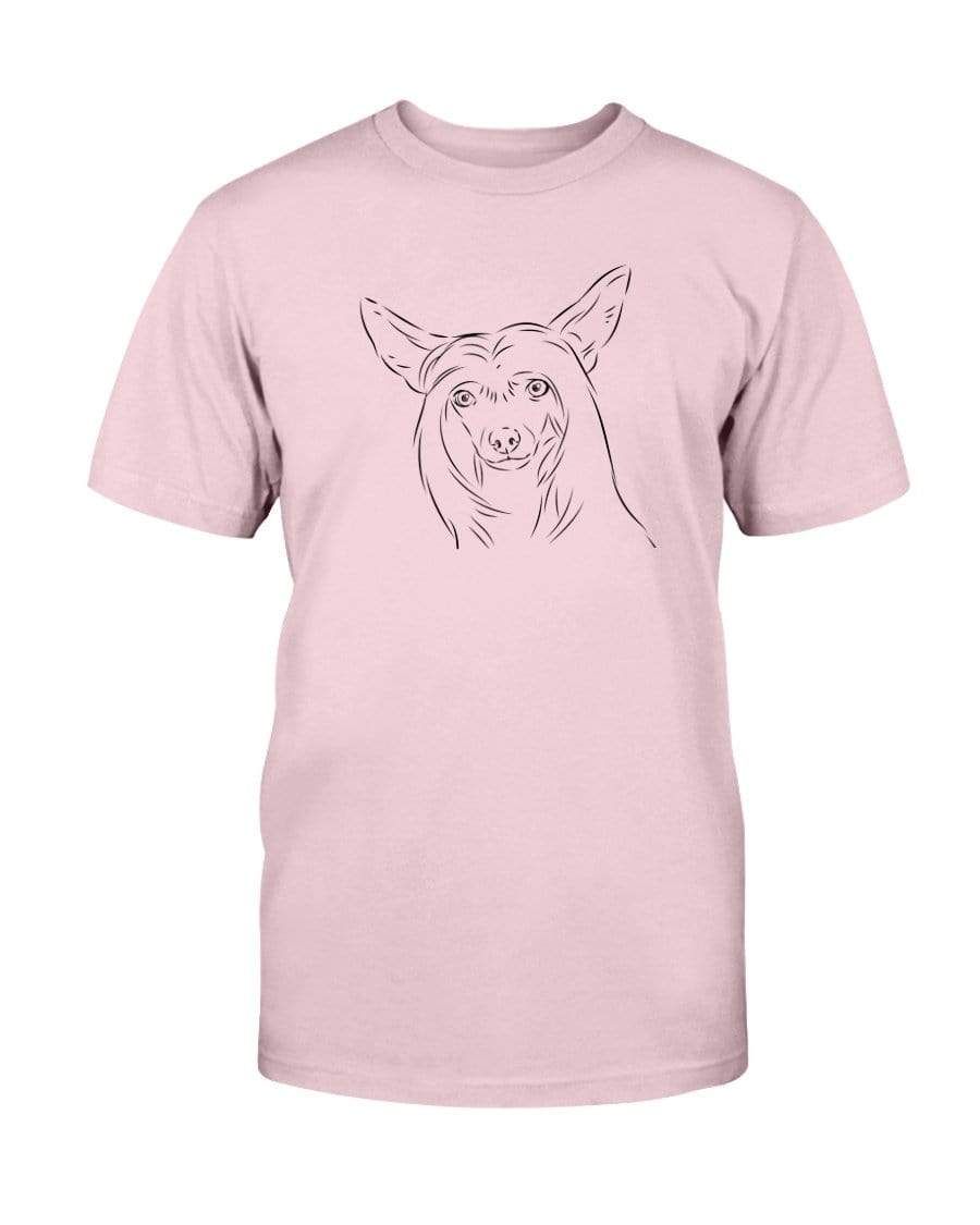 Chinese Crested Doodle Doggies Super Soft Unisex T-Shirt Shirts Pink / S