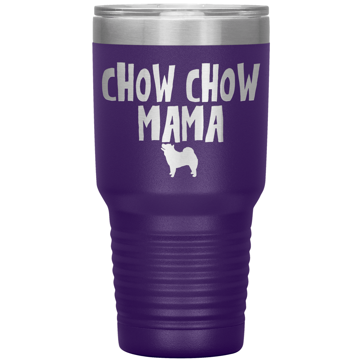 Chow Chow Mama 30 Oz Vacuum Tumbler Tumblers Purple