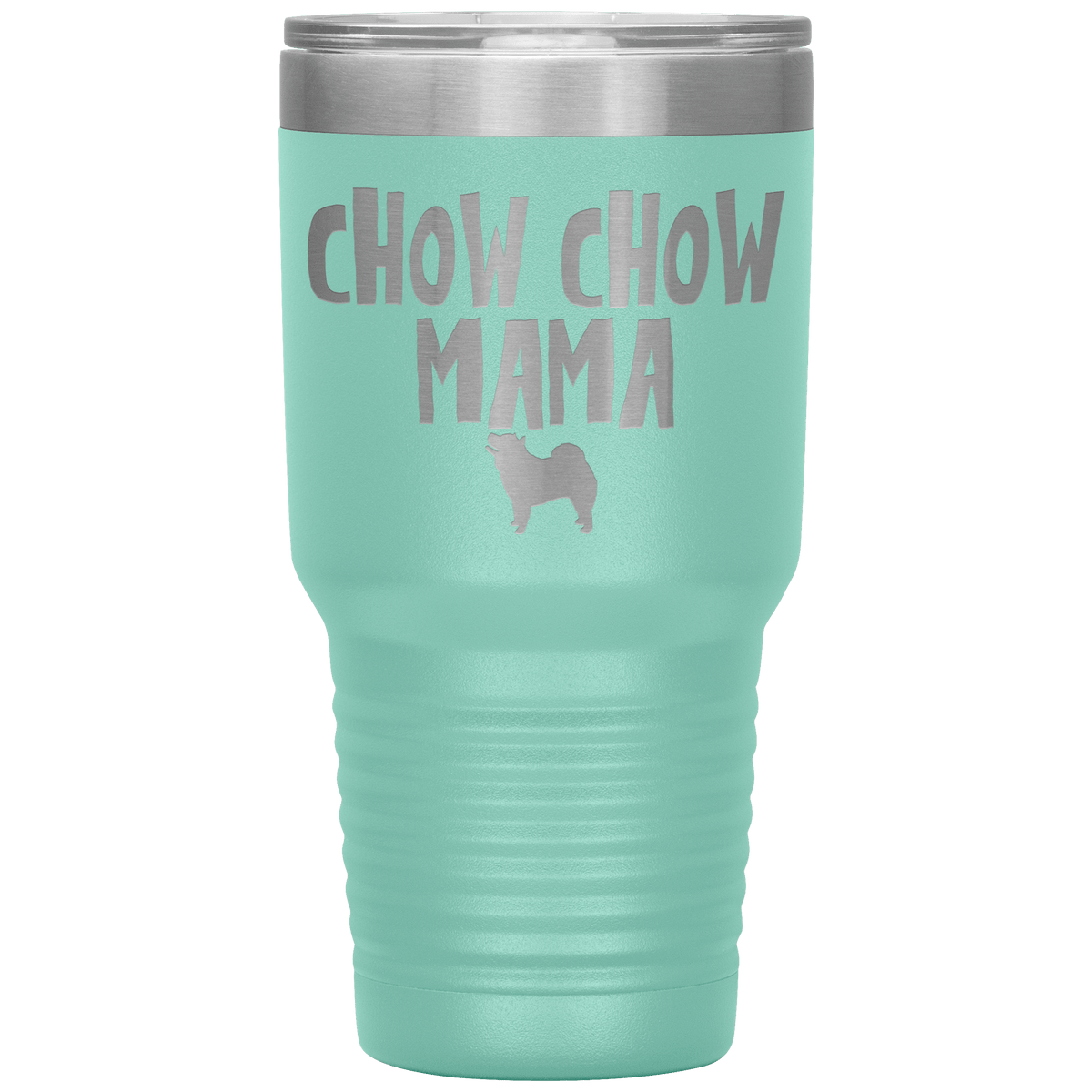 Chow Chow Mama 30 Oz Vacuum Tumbler Tumblers Teal