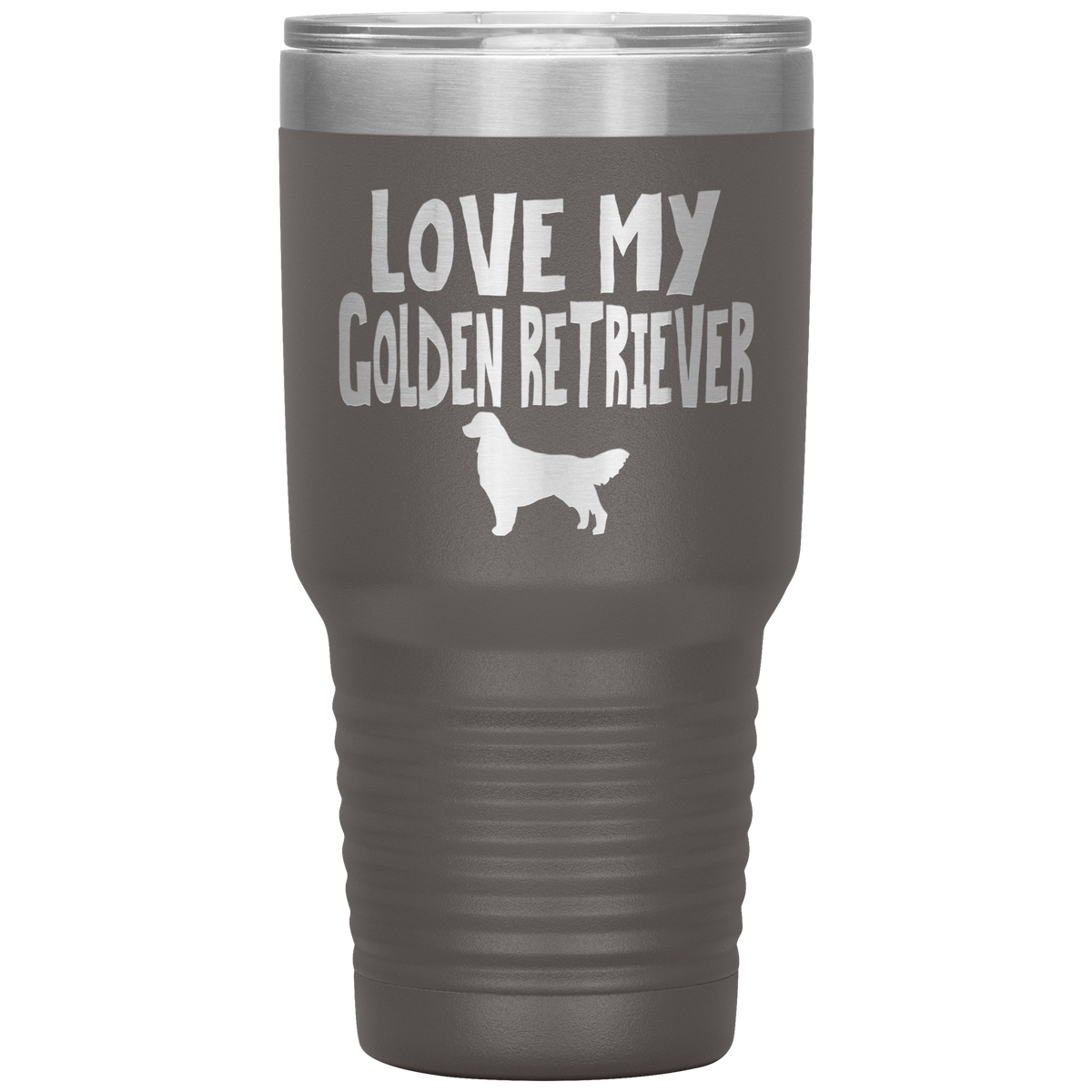 Love My Golden Retriever 30 Oz Vacuum Tumbler