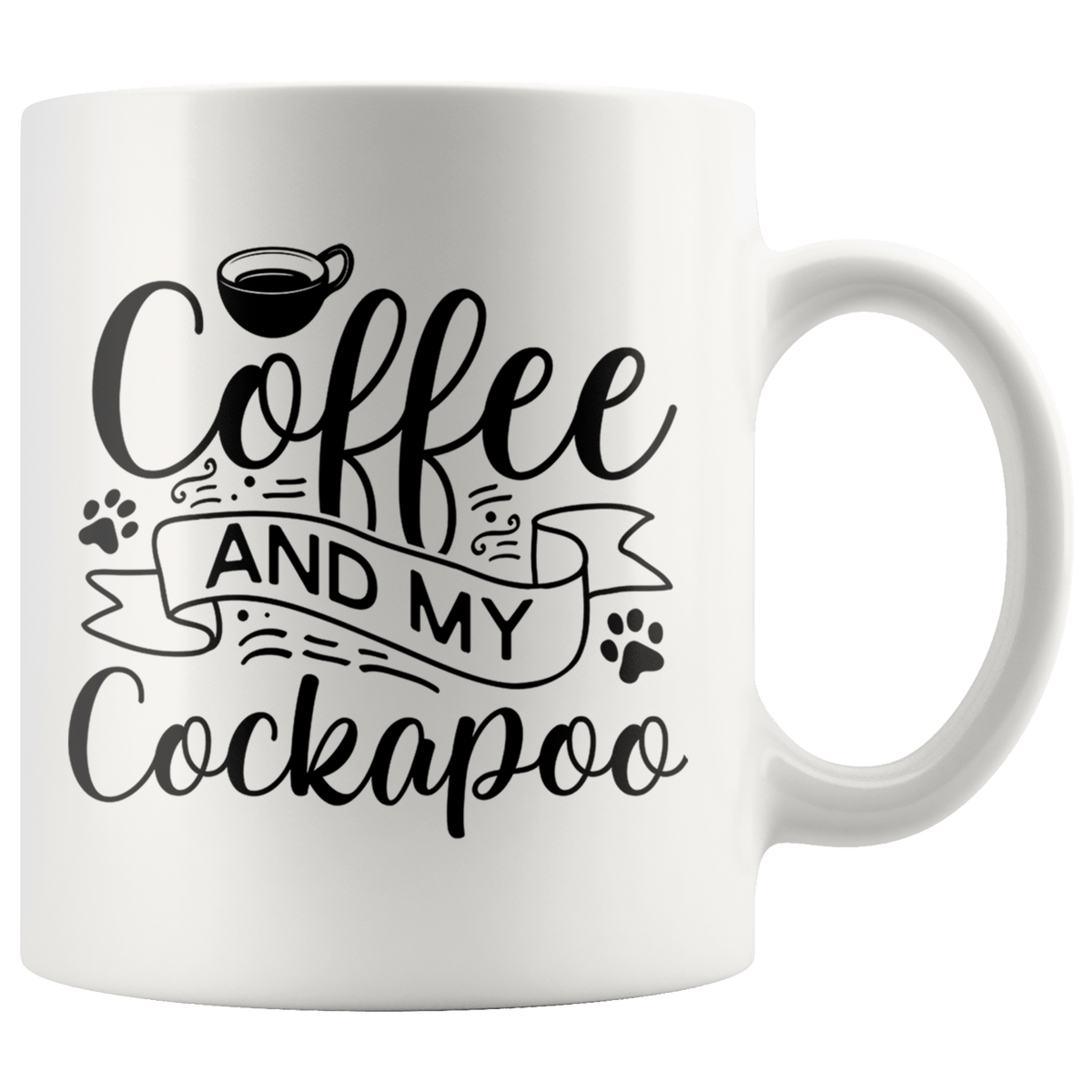 Cockapoo Coffee and my Dog Coffee / Tea Ceramic Mug - 11oz / 15oz Drinkware 11oz Mug